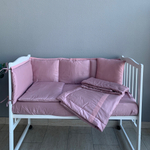 Комплект в кроватку "ЛАПШУЛЯ-ЭКСТРА" Розовый (7 предм.,без балдахина) ш4240/0  (Балу)