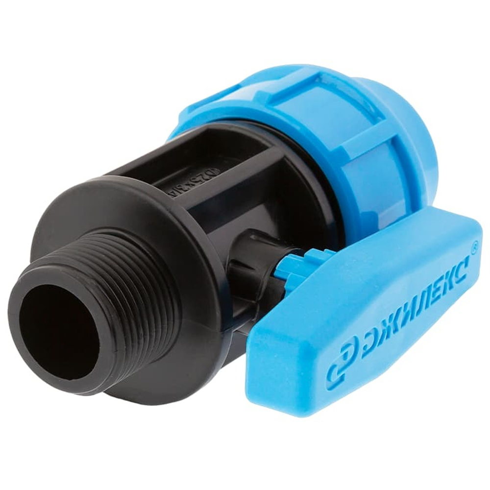 Кран ПЭ 25*3/4 нар. (Джилекс)