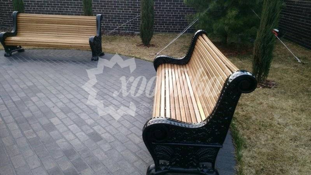 Скамейка чугунная «ВДНХ»