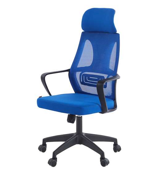 Офисное кресло Chairman CH636 черный пластик, синий
