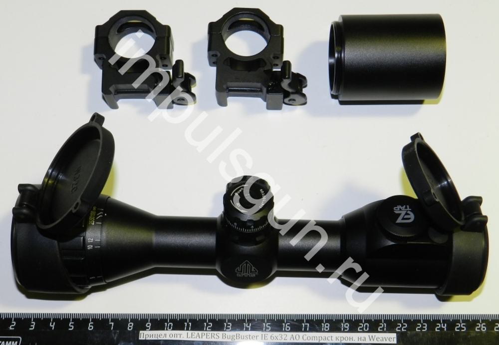 Оптический прицел LEAPERS BugBuster IE 6х32 AO Compact крон. на Weaver SCP-M632AOIEWQ