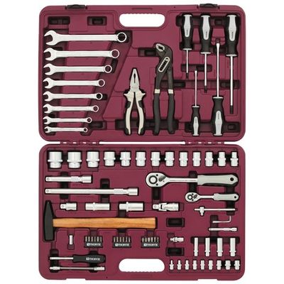 Набор инструмента универсальный THORVIK 1/4", 1/2"DR 77 предметов   TS077/12 (UTS0077/12)