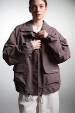 Ветровка серая