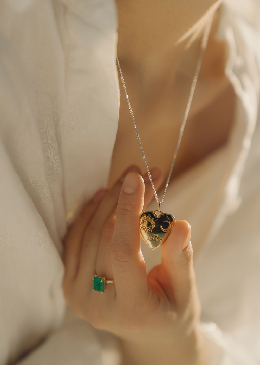 Подвеска Люби позолота La Lune