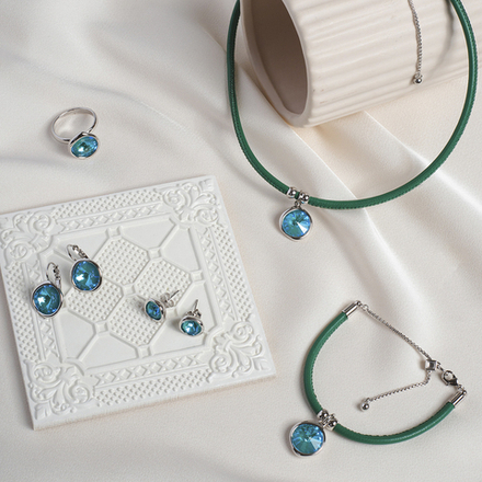 Кольцо Fiore Luna Laguna Delight K1902.20 BL/S