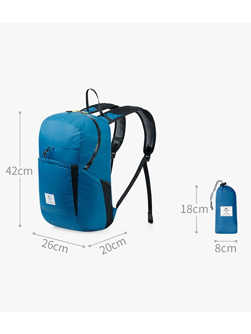 Рюкзак Naturehike 18L NH17A012-B Ultra-Light компактный зеленый