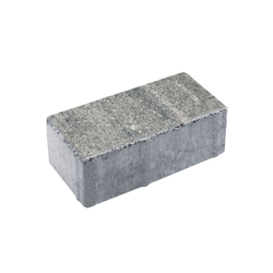 Тротуарная плитка ПРЯМОУГОЛЬНИК 200x100 мм - Искусственный камень Шунгит