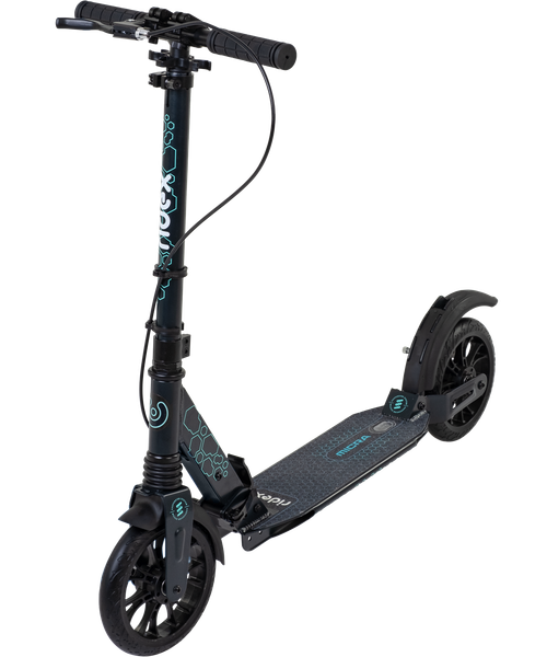 Самокат городской RIDEX Micra 200 мм, дисковый тормоз, черный