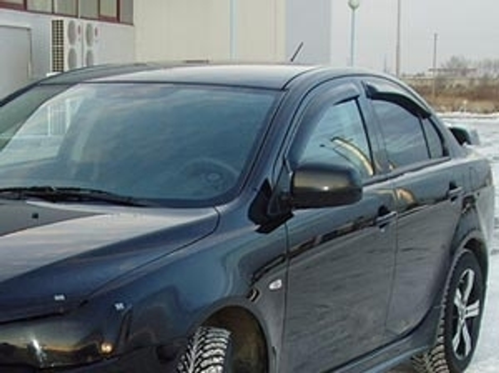 Дефлекторы боковых окон SIM для Mitsubishi Lancer (2007-2017) арт.SMILAN0732