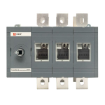 Рубильник 800A 3P реверсивный без рукоятки управления TwinBlock EKF