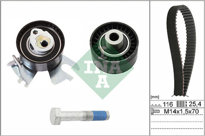 INA - 530044910-INA - Timing Belt Set - &lt;&lt; PROVJERITE LISTU DIJELOVA NA TIPKU ISPOD KATALOSKOG BROJA