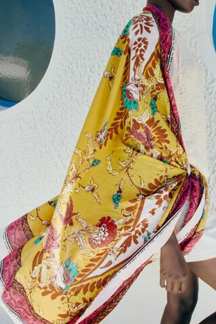 ZARA ШАРФ С ПРИНТОМ ПЕЙСЛИ, РАЗНОЦВЕТНЫЙ