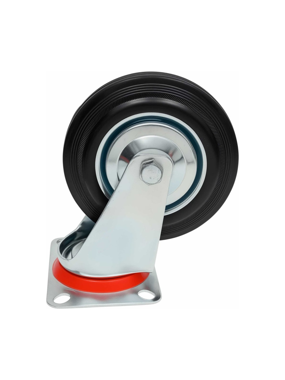 Колесо промышленное поворотное с подшипником 160мм резина/сталь Gigant G-04-09-16