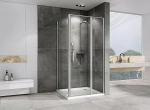 Душевой уголок ABBER Sonnenstrand AG04130S-S85 130x85 стекло прозрачное/профиль хром