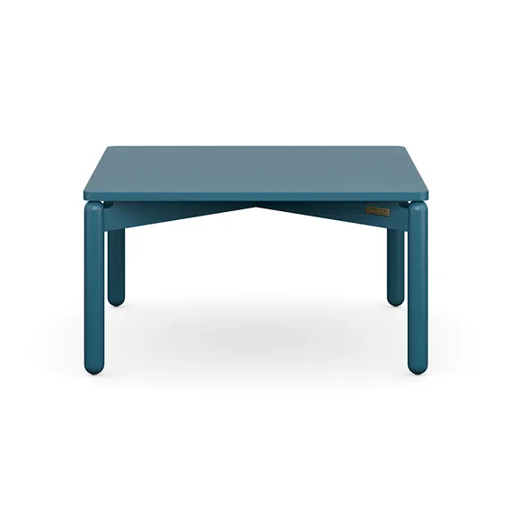 Столик кофейный Saga, 75х75 см, сине-зеленый