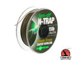 KORDA Поводковый материал N-Trap Semi-stiff 15lb Weedy Green