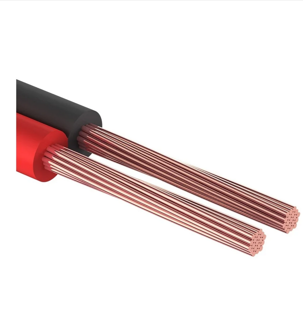 Кабель акустический 2х1.0мм-100м Красный/черный BosMini