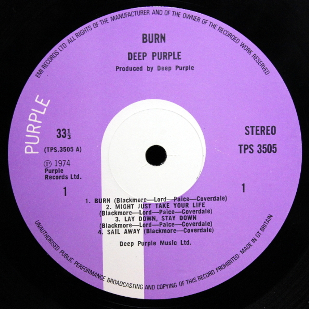 Deep Purple / Burn (LP)