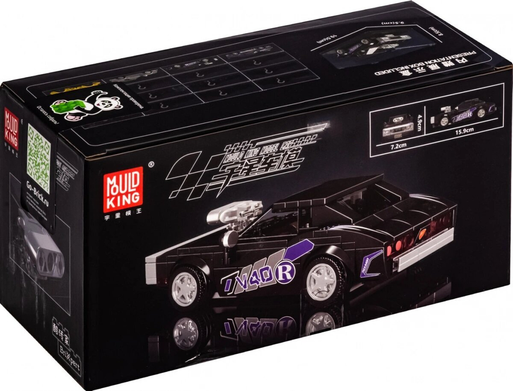 Конструктор Mould King Models 27049. Dodge Charger RT, 346 деталей