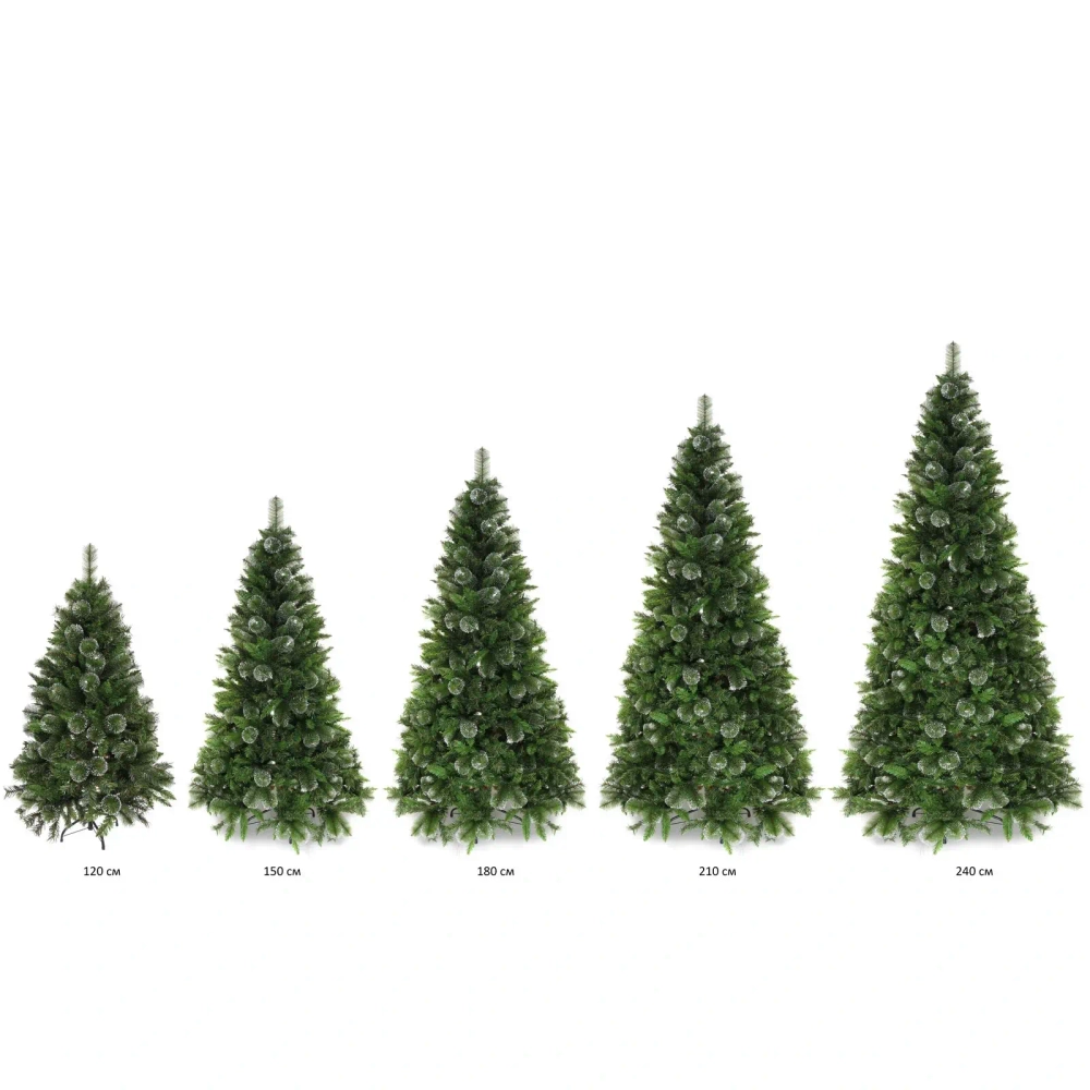 Елка «Праздничная» 240 см, ПВХ+леска (1795 веток)