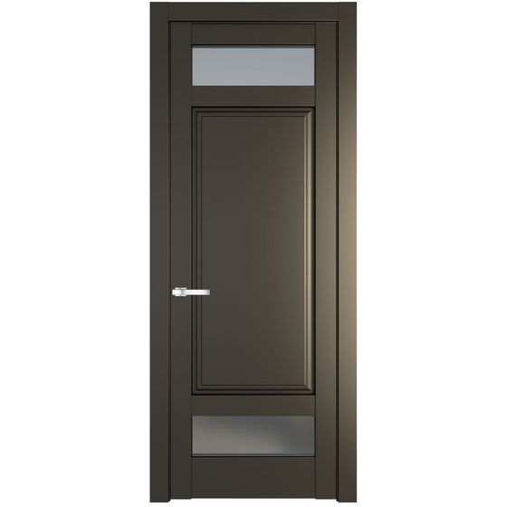 Межкомнатная дверь эмаль Profil Doors 4.3.4PD перламутр бронза стекло матовое