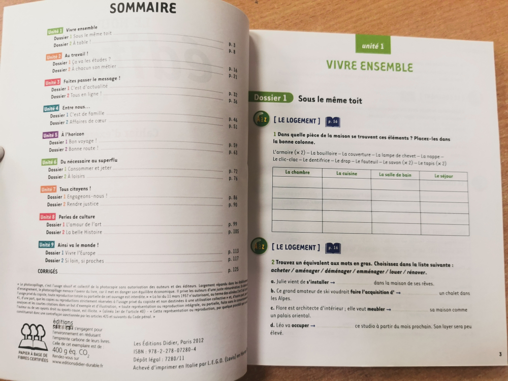 Le nouvel Edito B1 Cahier