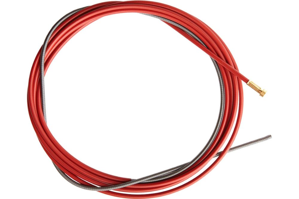 Канал стальной 1,0-1,2 мм, 5.4м (красный) (спираль)