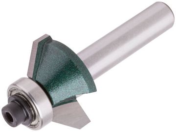 Фреза кромочная конусная с нижним подшипником DxHxL=25х10х54,3 мм