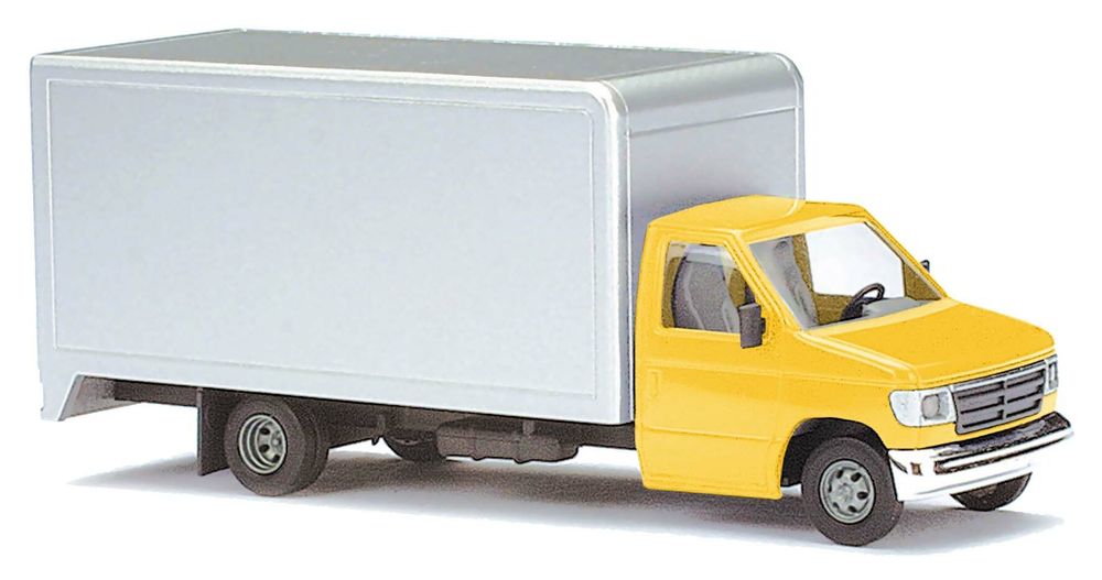 Грузовик Ford E-350 фургон, желтый/светло-серый, (H0, 1:87)