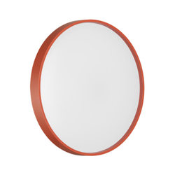 7744/DL COLOR SN 127 Светильник светодиодный потолочный пластик/белый/красный LED 48Вт 3000-6000К D380 IP43 пульт ДУ MAVIC