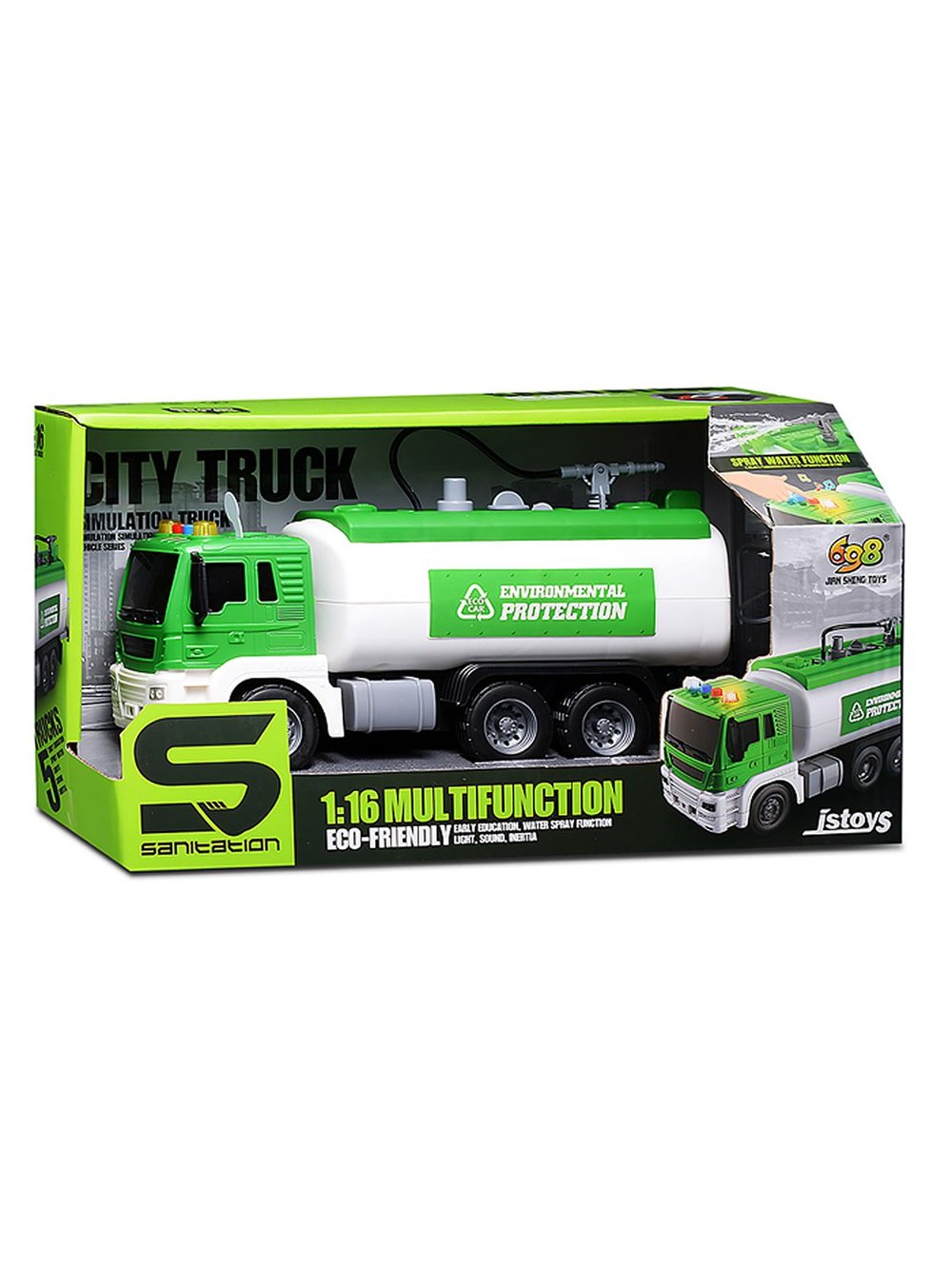 Игровая машинка Цистерна со светом и звуком (JS111B)