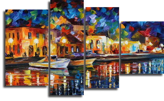 Модульная картина "Города и страны"