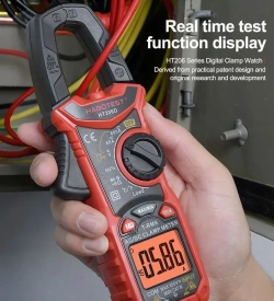 Мультиметр HT206D Habotest клещи постоянного и переменного тока 0,01 - 600А емкость частота подветка