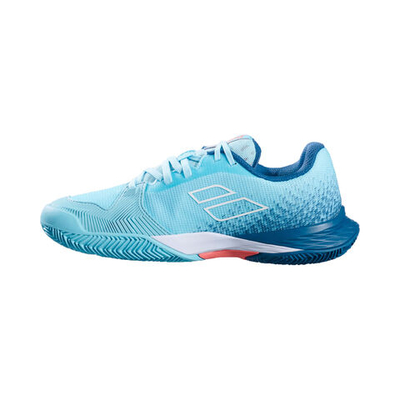 Детские теннисные кроссовки Babolat Jet Mach 3 Clay Court Shoe Kids - Light Blue, Blue