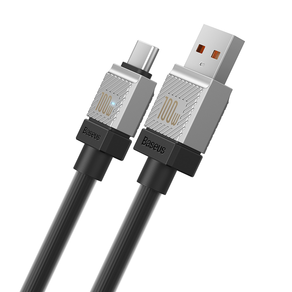 USB-A - USB-C Кабель Baseus CoolPlay Charging+Data 100W 1m - Black