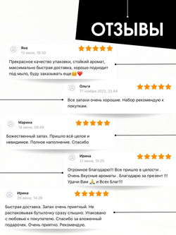 Набор отдушек Парфюмерный женский