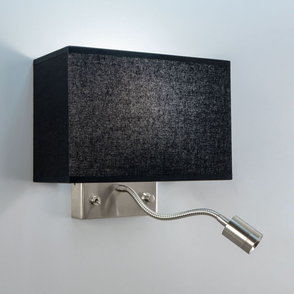 Citiluх Декарт CL704301 Бра с чёрным абажуром и диммером