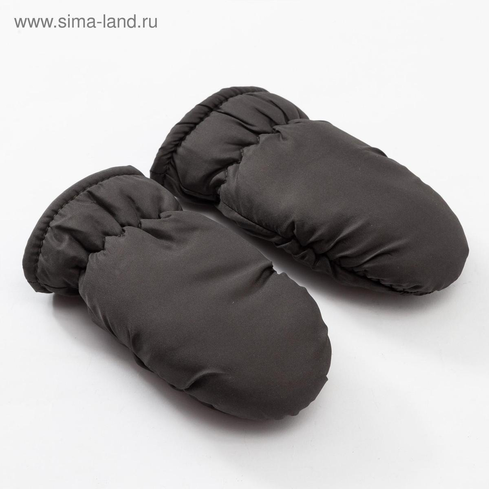 Варежки зимние MINAKU , цв.хаки, р-р 15. 5137813, 1 шт.