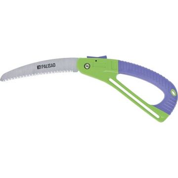 Пила садовая складная,175 мм, пластиковая обрезиненная рукоятка, защитная кулиса Palisad 60411