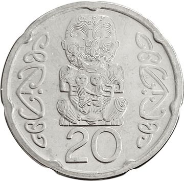 20 центов 2008 Новая Зеландия