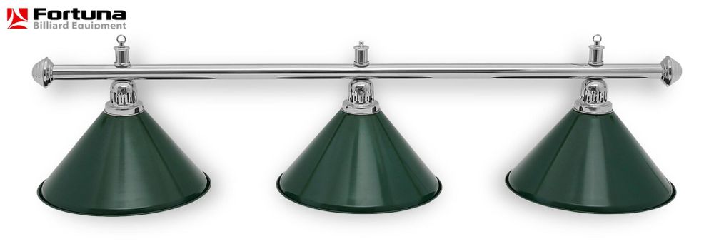 Светильник Fortuna Prestige Silver Green 3 плафона