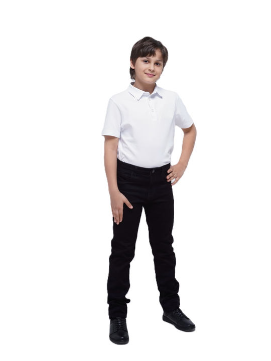 Поло с коротким рукавом для мальчиков