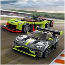 Конструктор LEGO Speed Champions 76910 Aston Martin Valkyrie AMR Pro и Aston Martin Vantage GT3