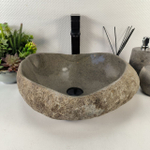 Раковина из речного камня RS-65418 43*41*14 0861