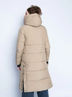 Куртка зимняя удлиненная с капюшоном