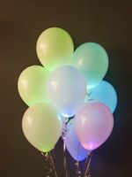 Подсветка в шар Разноцветная (мигающая), 10 шт.