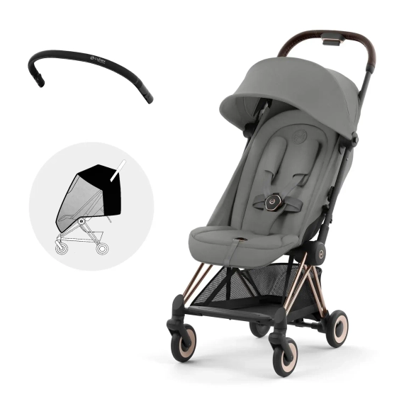 Прогулочная коляска Cybex Coya Mirage Grey Rosegold