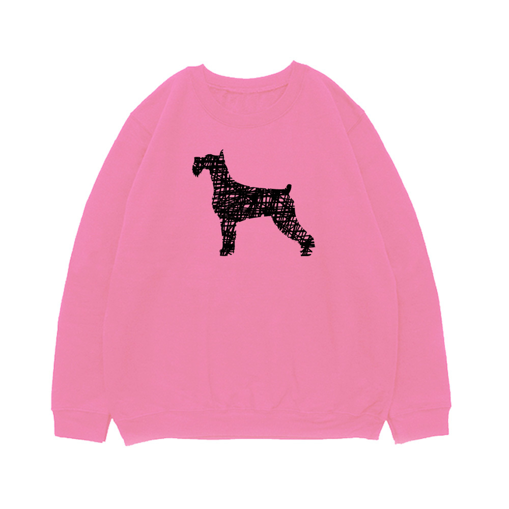 Свитшот "Шнауцер - набросок"