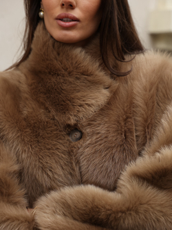 Двустороннее пальто-дубленка Toscana