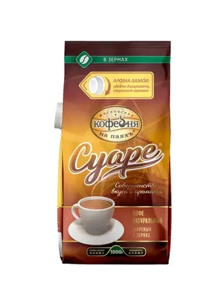 МКП Kофе в зернах СУАРЕ, 1кг. (Московская кофейня на паяхъ)